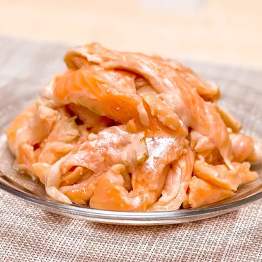 たったの1分で完成!】サーモンハラス親子丼!