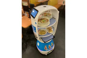 幸楽苑、非接触型の配膳ロボット「K