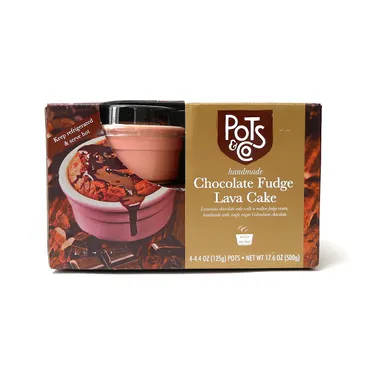 POTS＆Co チョコレートファッジラヴァケーキ 4個入 