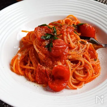 ワンパンパスタでトマトのうま味を凝縮！【濃厚トマトパスタ】