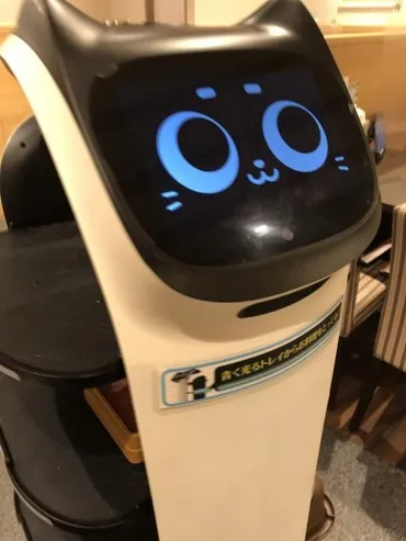 しゃぶ葉」で猫型配膳ロボットに会いたくて何度も肉を注文 ...