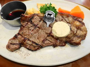 ロイヤルホスト「アンガスサーロインステーキ」 : 食べたものなど