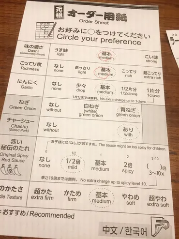 自分好みにカスタマイズできる豚骨ラーメン【一蘭】 