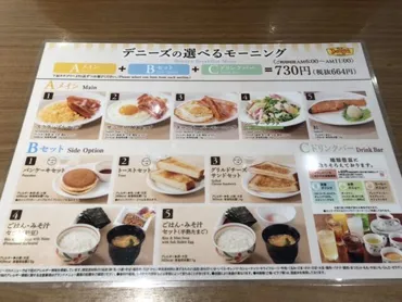 デニーズ】溝ノ口駅前店で食べられる ゛専用モーニングメニュー ...