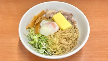 日高屋で「汁なしラーメン」の「麺大盛り・バター」を食べてみた ...