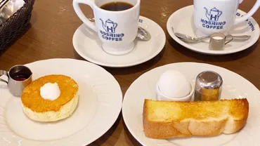 星乃珈琲店｢モーニングセット｣の抜群の安定感 ミニパンケーキor ...