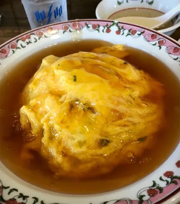 餃子の王将さんで、天津飯(京風ダレ)&やきそば 