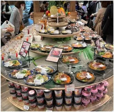 生魚売り場の焼き魚､野菜売り場のカットサラダ…スーパーの｢生鮮 ...