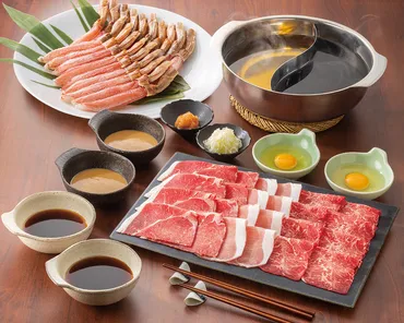 しゃぶ葉の豪華食べ放題！年末年始はカニ？黒毛和牛？食べ尽くそう！しゃぶ葉の年末年始食べ放題！生ずわいがに、黒毛和牛、霧島黒豚…期間限定の贅沢を堪能！