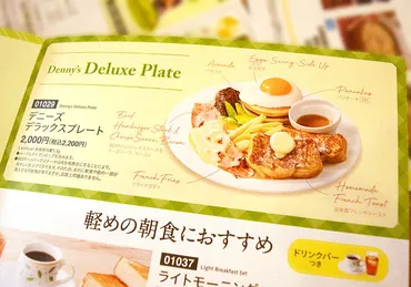 デニーズモーニング実食レポ