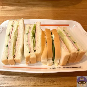 コメダ珈琲店】ハムサンド【定番メニュー】進撃のグルメチェーン ...