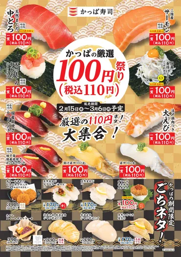 かっぱ寿司のランチセットがお得？平日ランチメニューを徹底解説！かっぱ寿司ランチセット: 価格、メニュー、体験談