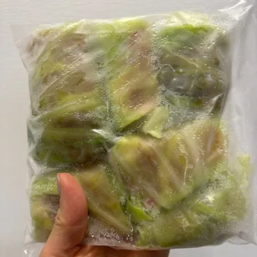 コストコで118円だった特大キャベツで作り置き冷凍♡ 