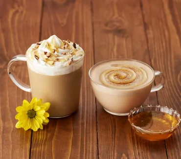 タリーズコーヒー】人気のハニーミルクラテを豆乳で！ホイップ ...