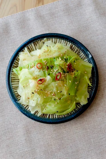 やみつき 塩だれちぎりキャベツ【平日の時短ごはんレシピ ...