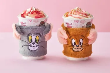 タリーズ×トムとジェリー春の新作コラボ！もふもふスリーブに ...