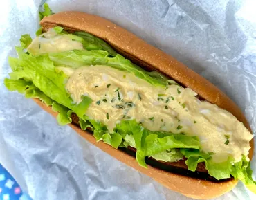 高評価】フレッシュネスバーガー タマゴサラダドッグの感想 ...