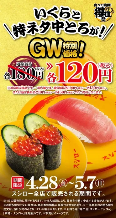 スシロー祭！お得なキャンペーンと戦略を徹底解説！(？)スシローのお得情報：GW、夏、そしてメニューの秘密