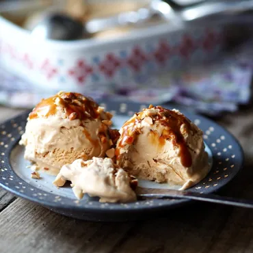 【卵不使用】塩キャラメルアイス