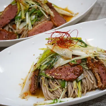 神コスパ！【冷やし鴨そば】業務スーパー「合鴨のパストラミ」の ...