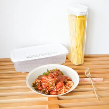 ダイソーの4人分作れる「レンジパスタ調理器」が便利すぎ ...