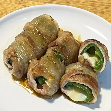 ピーマンチーズ肉巻き
