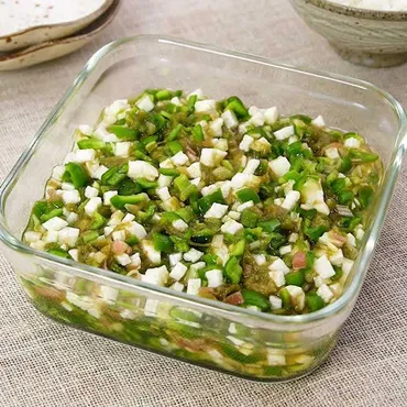 1/2日分のビタミンCが摂れる！ ピーマンのとろとろ旨だし漬け