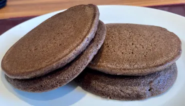 実食！生チョコクリームパンケーキ２個入（セブン）レビュー ...