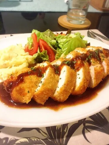 鶏胸肉でチキンコルドンブルー 