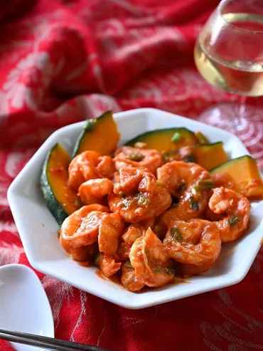 ぷりうま！エビチリ💛電子レンジで出来ちゃう【圧力調理バッグ】