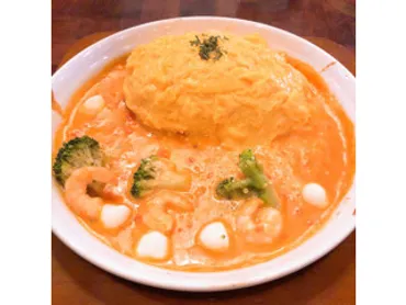 星乃珈琲店 海老とモッツァレラチーズのトマトクリーム ...