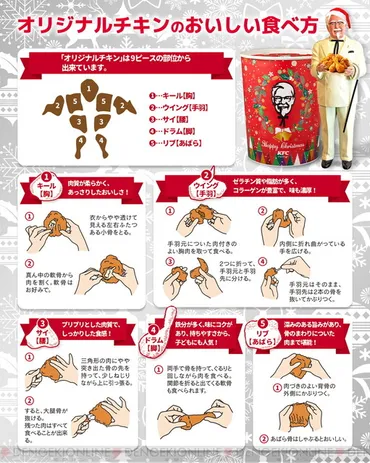 ケンタッキー公式のオリジナルチキンのおいしい食べ方を実践して ...