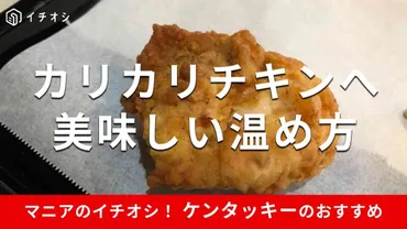 ケンタッキーの「温め直し方」完全ガイド！チキンをカリカリに ...