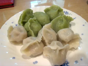 959. 二色張記水餃@張記小籠包 .横浜中華街 