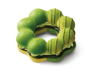 抹茶量、ミスド史上最大。55周年を記念した「ポン・デ・宇治抹茶 ...