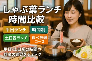 しゃぶ葉ランチ食べ放題は本当にお得？料金、時間、メニューを徹底解説！しゃぶ葉ランチをお得に楽しむ方法