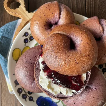 ブルーベリーベーグル