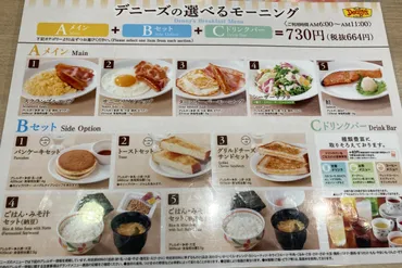 デニーズのモーニングに行ってきた！ 