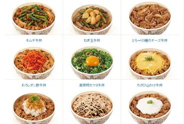 すき家】「牛丼メニュー」カロリーランキングTOP16！ 1位は ...