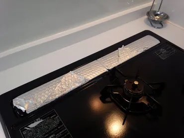 魚焼きグリルの通気口の汚れ防止！