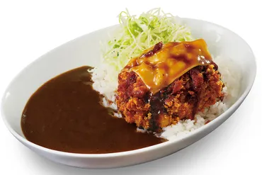 かつや、6万食限定「デミチーズハンバーグカツカレー」 