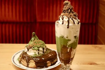 コメダ新作「ブラックモンブラン×祇園辻利」2品を食べ比べ！チョコと抹茶のシロノワールとパフェが登場 