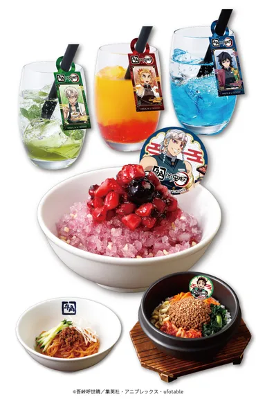 鬼滅の刃」焼肉に全集中！煉獄杏寿郎、宇髄天元らのメニュー＆グッズ登場♪ 牛角コラボ 