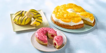 スタバ新作】オレンジ＆マンゴーのケーキなど、カラフルなスイーツが揃う「サマーシーズン第1弾フード」が4月12日（水）より発売