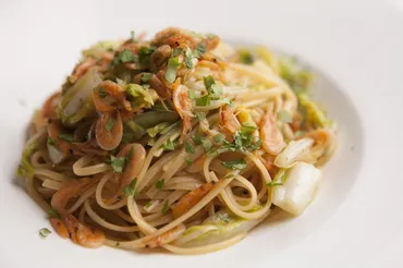 作ってみない？ 川越シェフの‟桜エビと白菜のペペロンチーノ゛【ゴルフの後のこの一皿】 