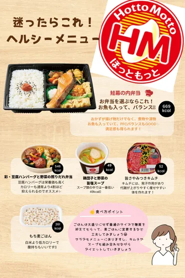 ほっともっとの最新情報！～カロリー情報、新メニュー、お得な情報をご紹介！～？ほっともっと: メニュー、カロリー、旨塩豚カルビ弁当など