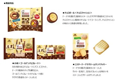 チョコボール」・「小枝」など人気商品がミスタードーナツと夢のコラボレーション！3月18日（火）より新発売 