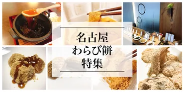 名古屋わらび餅食べ歩きガイド：とろける絶品わらび餅はどこで食べられる？名古屋市内のおすすめわらび餅店：老舗から穴場まで、こだわりわらび餅を徹底紹介