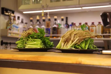 三浦農園さんの「仙台せり」をこうめさんのせり鍋で＠宮城県仙台市