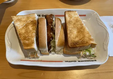 コメダ珈琲で話題の「あみ焼きチキンホットサンド」ローストチキンが旨い!超分厚くてボリューム満点 品川